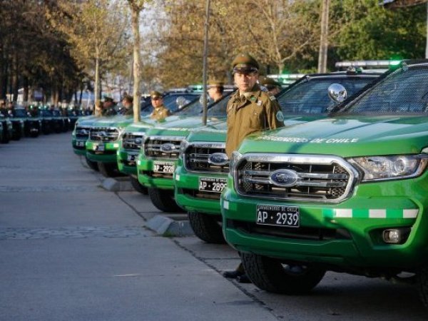 Plan Fortalecimiento Territorial: 90 vehículos policiales para O'Higgins, Valparaíso y RM