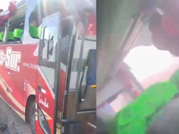 Fuertes ráfagas de viento en Magallanes rompieron ventanas de bus: ¿Cómo se produjo?