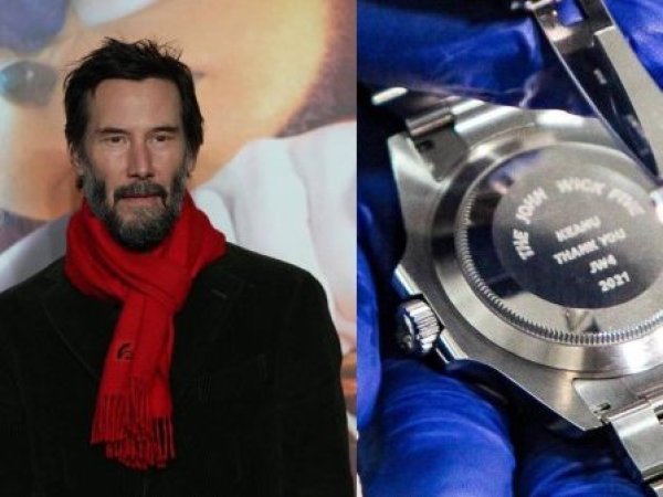 Devuelven al FBI relojes hallados en Chile que fueron robados a Keanu Reeves